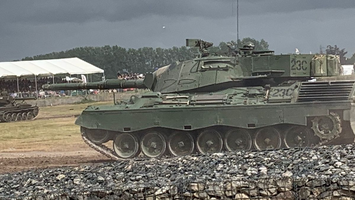 Niemiecki czołg Leopard 1.