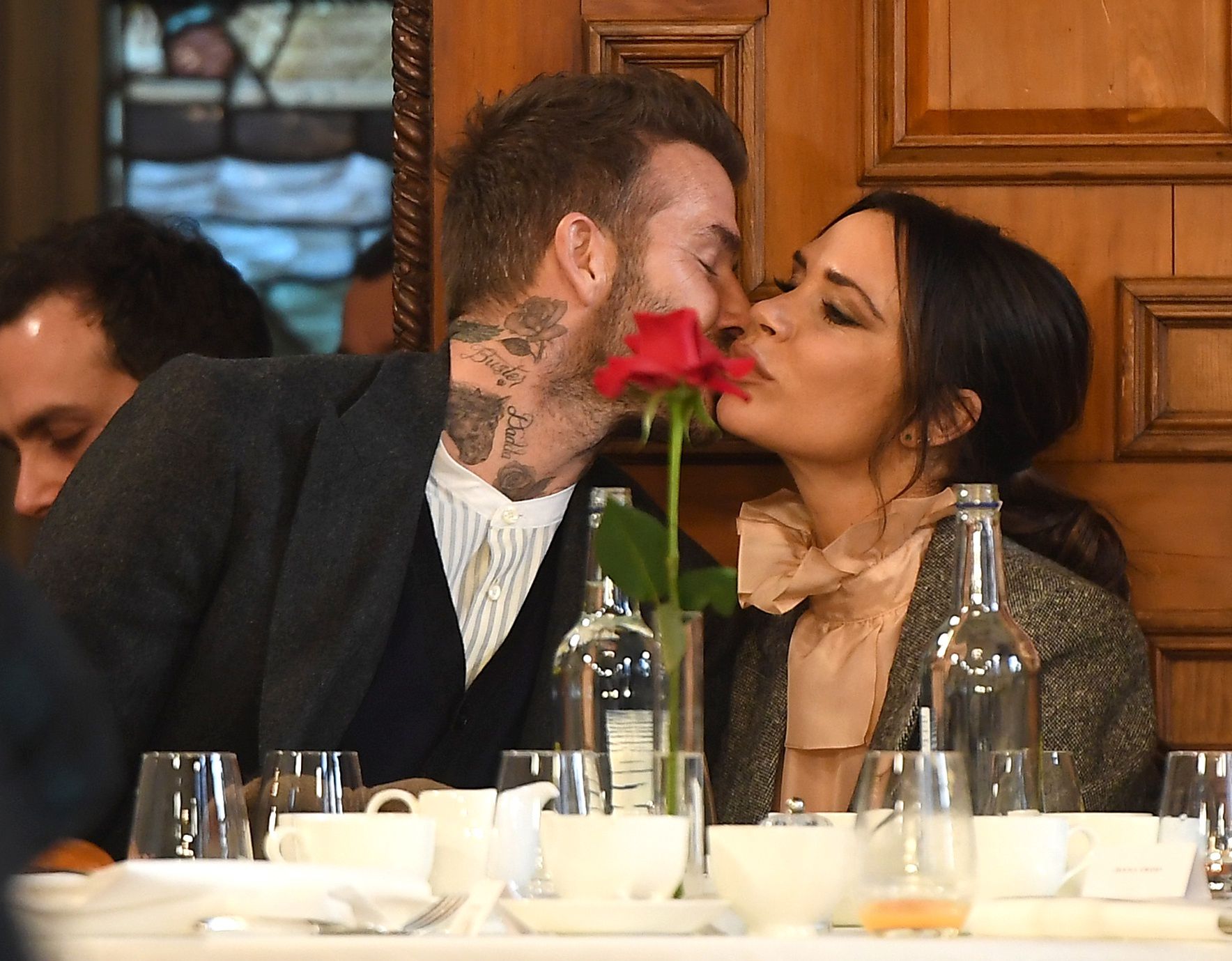 Kent & Curwen - Front Row - LFWM January 2019LONDON, ENGLAND - JANUARY 06: David Beckham and Victoria Beckham attend the Kent & Curwen presentation during London Fashion Week Men's January 2019 at Two Temple Place on January 6, 2019 in London, England. (Photo by Ian Gavan/BFC/Getty Images for BFC)Ian Gavan/BFCbestof, topix