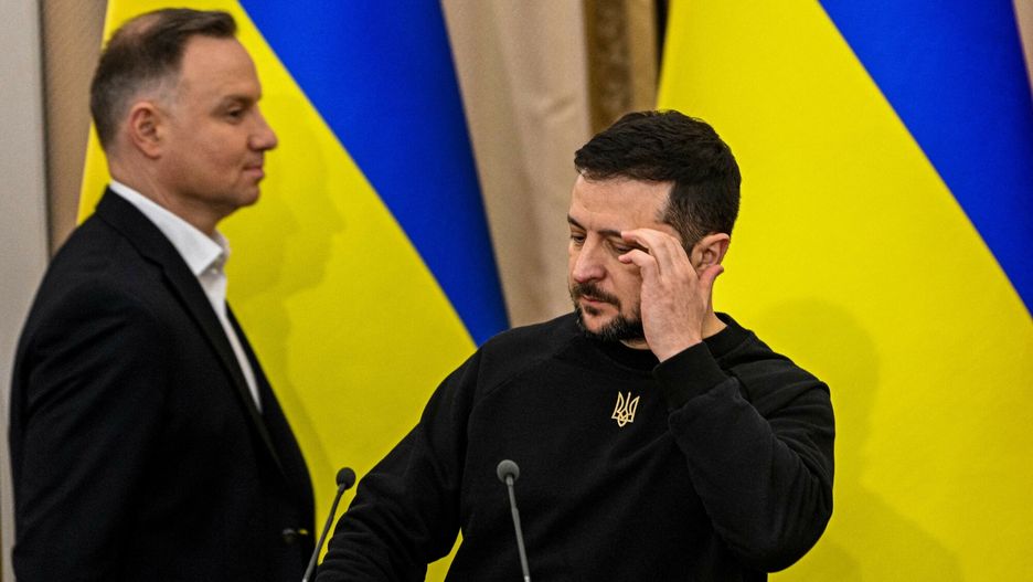 Wołodymir Zelenski i Andrzej Duda