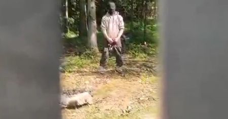 Migranci zaatakowali na granicy z Białorusią. SG pokazuje film