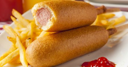 Corn dog  - amerykański przysmak