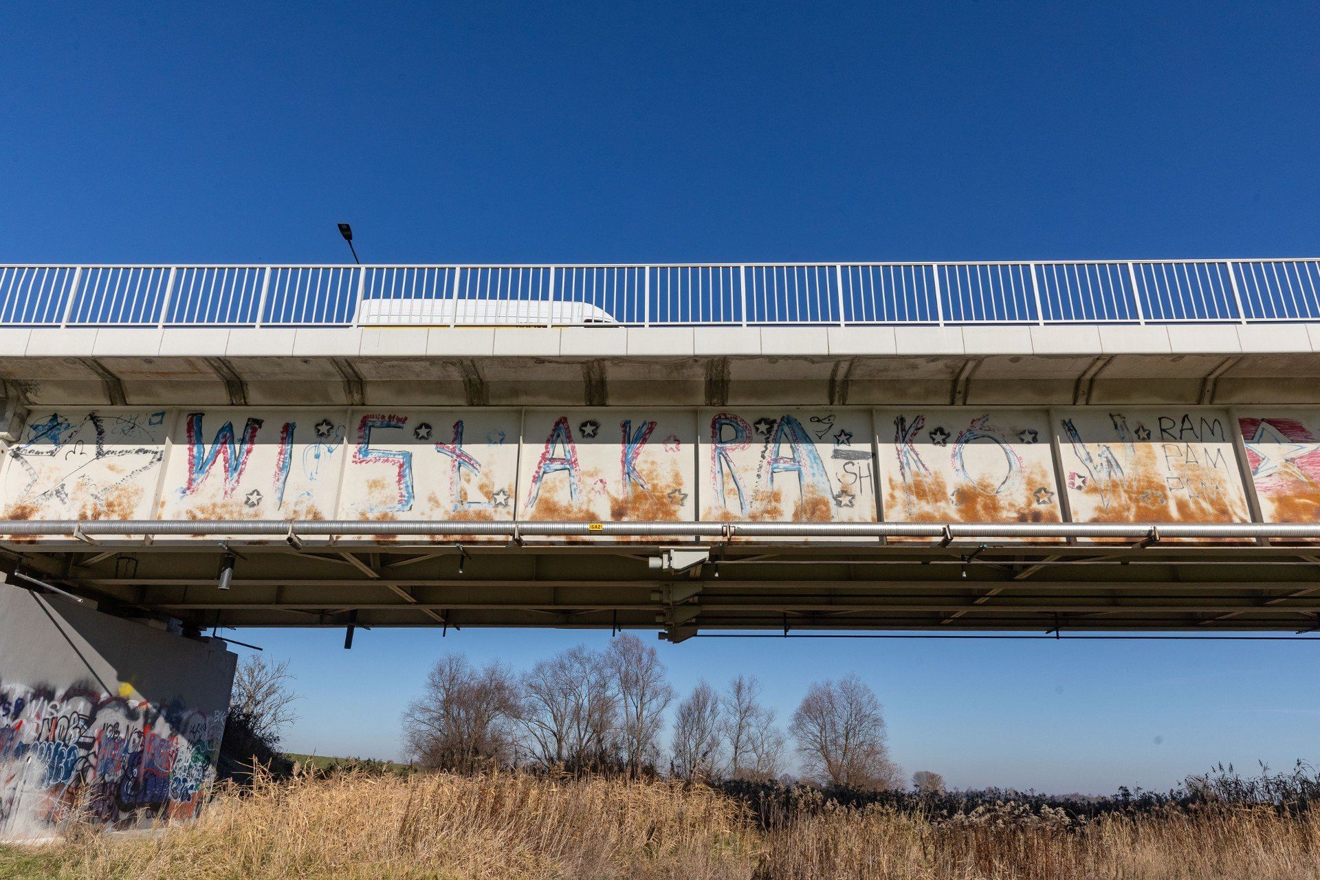 Most w ciągu ul. Brzeskiej  w Krakowie czeka na 2 etap remontu.