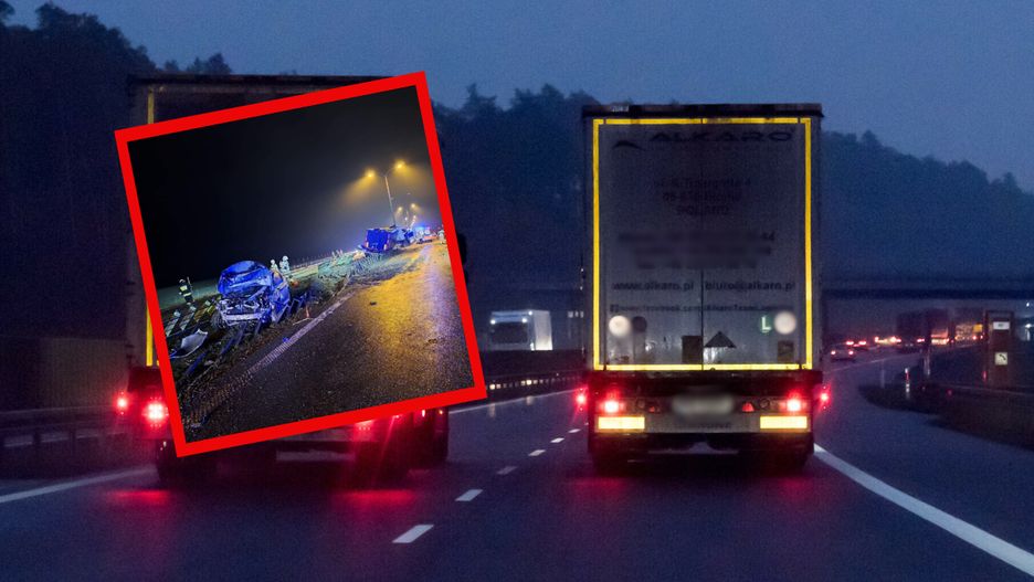 Wypadek na A1/ Zdj. ilustracyjne.