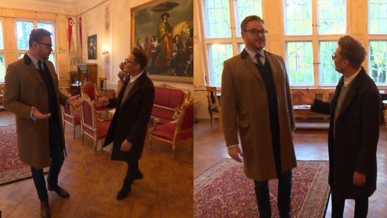 Tak mieszka książę Jan Lubomirski. Fot. screen z programu "Pytanie na śniadanie" w TVP 2
