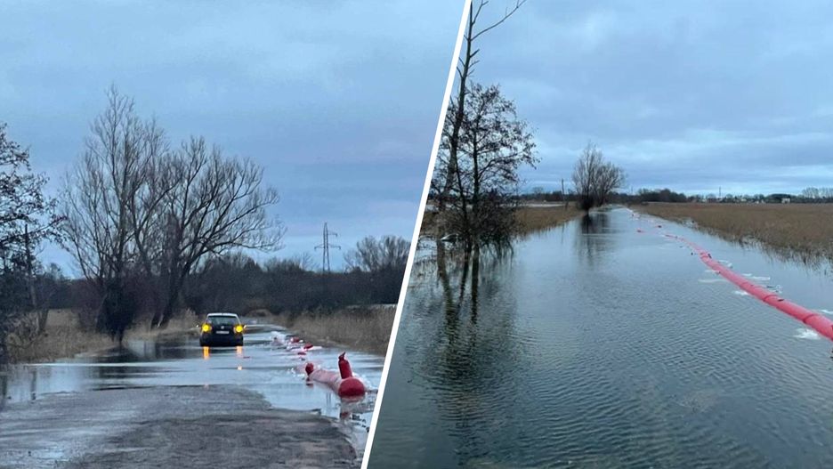Wyspa Chrząszczewska odcięta od świata