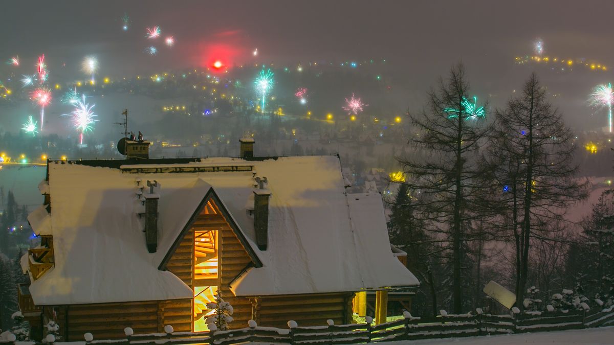 Fajerwerki nad Zakopanem