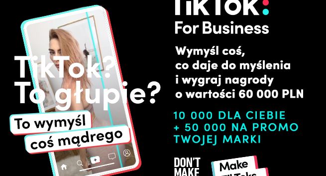 TikTok startuje z konkursem „Make TikToks Contest”