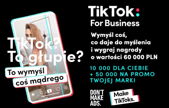 TikTok startuje z konkursem „Make TikToks Contest”
