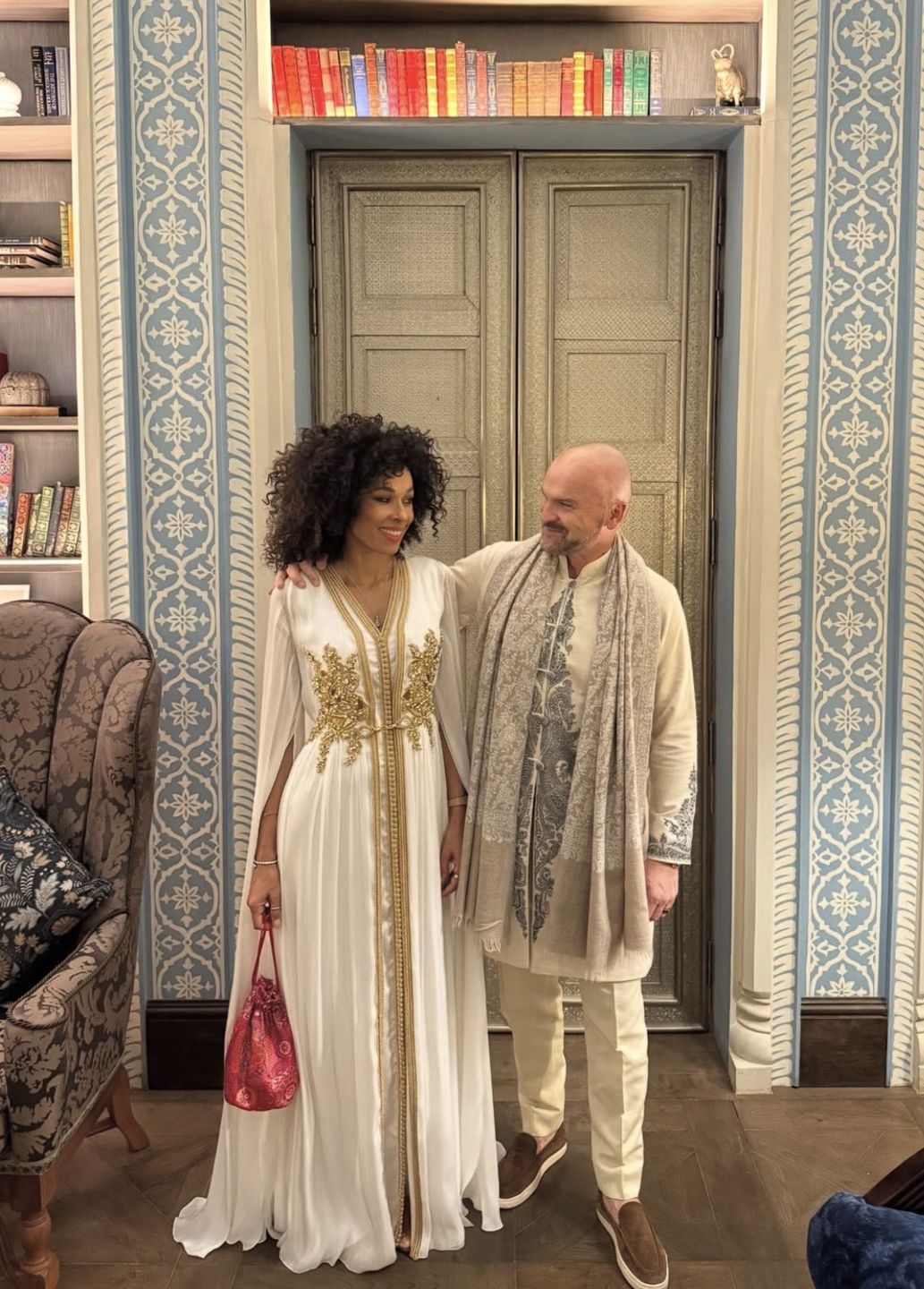 Omenaa Mensah i Rafał Brzoska 