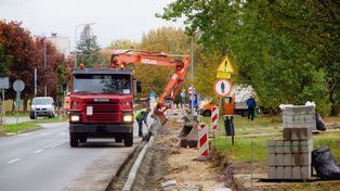 Duże zmiany na ul. Rembielińskiego. Prace potrwają do połowy grudnia