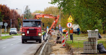 Duże zmiany na ul. Rembielińskiego. Prace potrwają do połowy grudnia