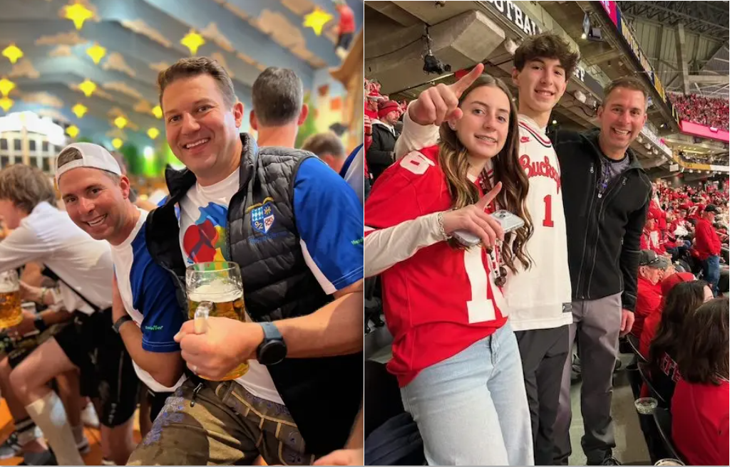 Marcus Wendling z rodziną