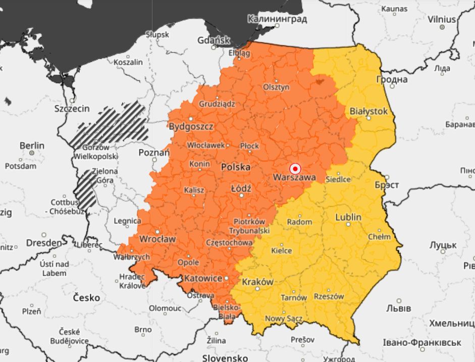 Alerty IMGW dla niemal całego kraju