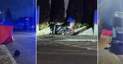 Jarosław: Motocyklista uderzył czołowo w tira, a potem wpadł w betonowy płot. 48-latek zginął na miejscu