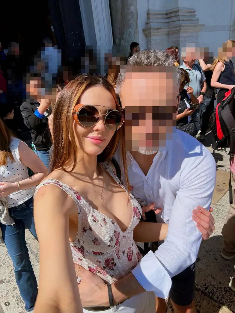 Marcela Leszczak z partnerem