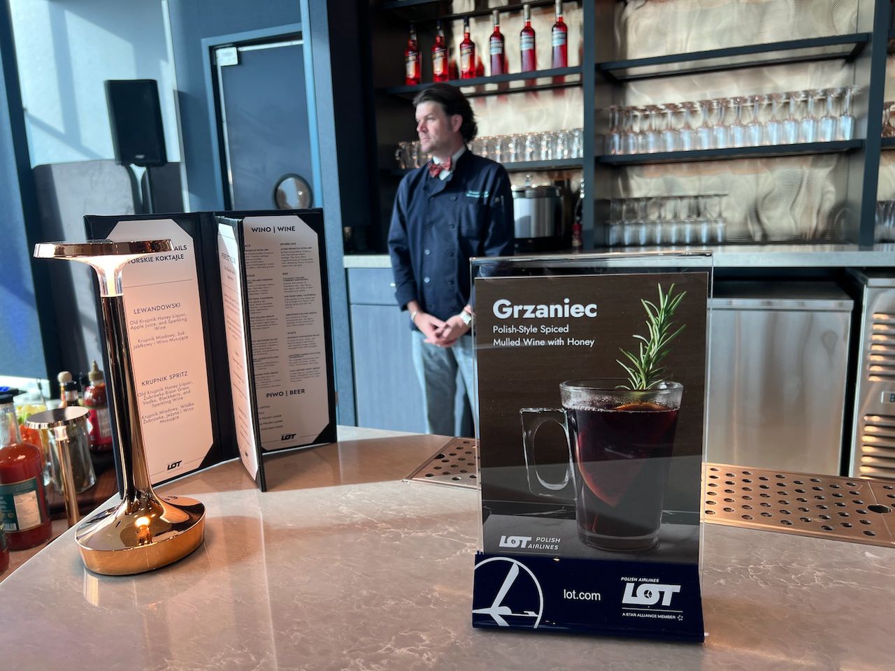 Business lounge LOT-u w Chicago