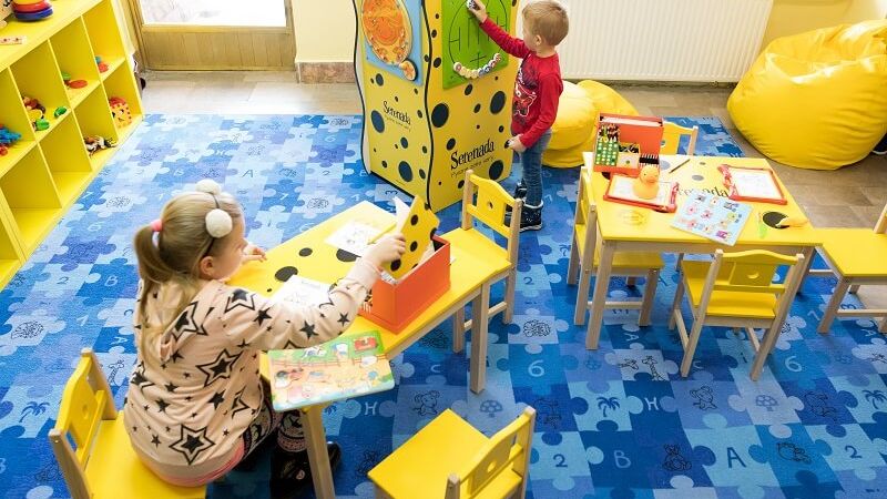 Kącik zabaw w Uniwersyteckim Szpitalu Dziecięcym w Lublinie