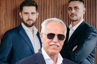 Zygmunt Solorz (fot. EastNews), Piotr Żak i Tobias Solorz