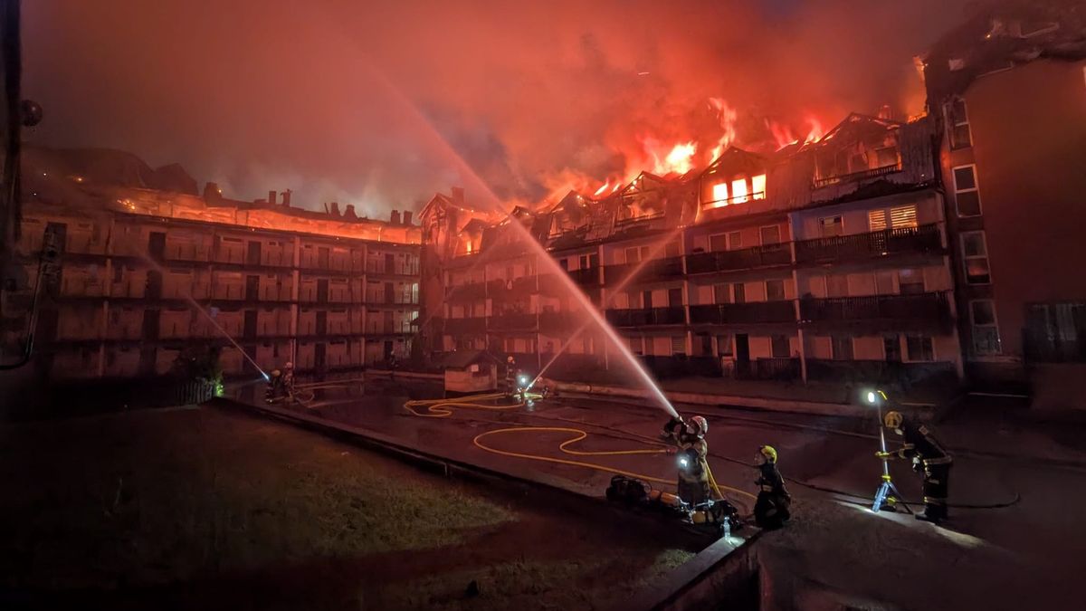 Dramatyczne sceny w Ząbkach.