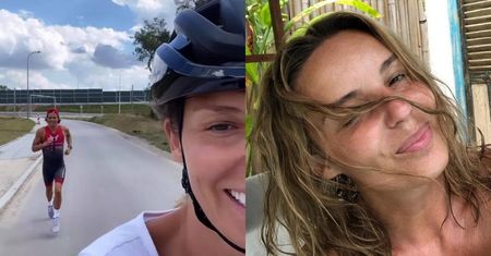 Tryskająca dobrym humorem Agnieszka Włodarczyk spędza sportowe popołudnie z ukochanym (FOTO)