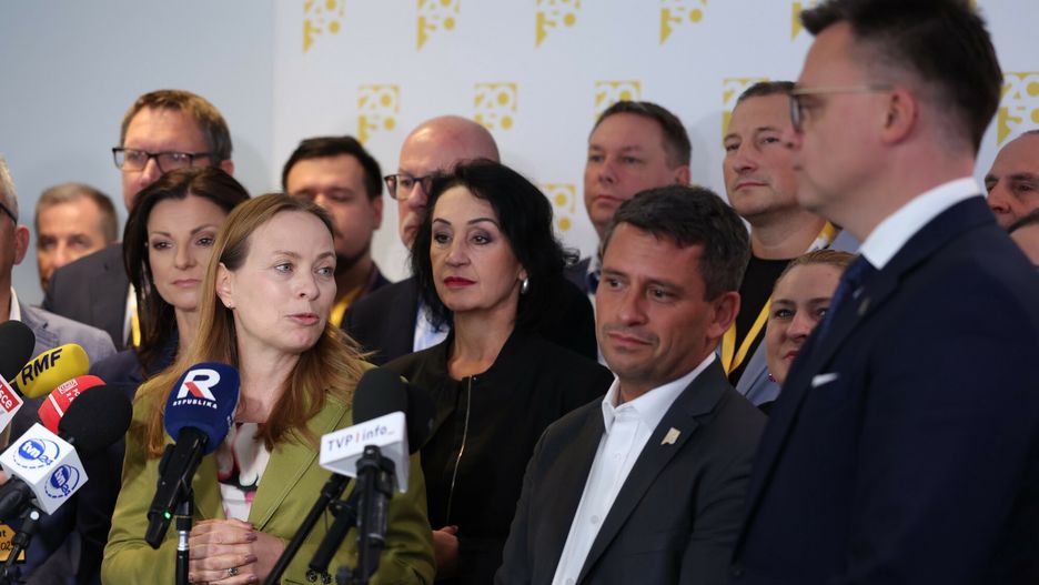 Katarzyna Pełczyńska-Nałecz i politycy Polski2050