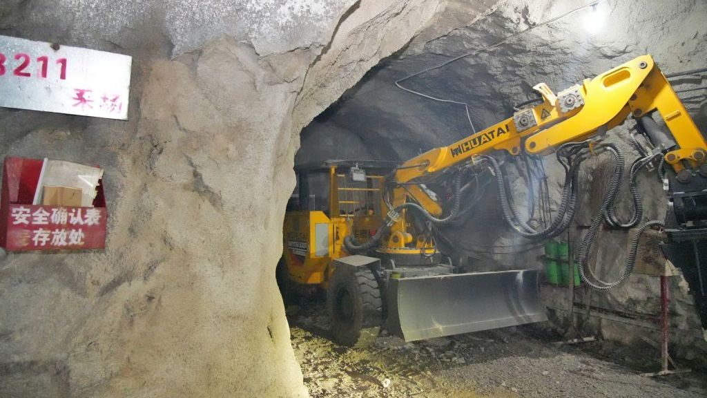 China Gold Reserves Grow
A view shows the Daingezhuang gold mine tunnel of Zhaojin Mining Co., Ltd. in Zhaoyuan, Shandong province, China, on November 9, 2024. (Photo by Costfoto/NurPhoto via Getty Images)
NurPhoto
mining safety, mining industry, energy, ore, mining production., costfoto, mineral deposits, natural resources, reserve, economic geology, mining engineering, ltd., precious metals, mining operations, mining exploration, zhaoyuan, extraction, mining technology, excavation, mining infrastructure, mining equipment, source, nurphoto, daingezhuang, mining development, zhaojin mining co., minerals, gold, mining, china, november 9, chn
