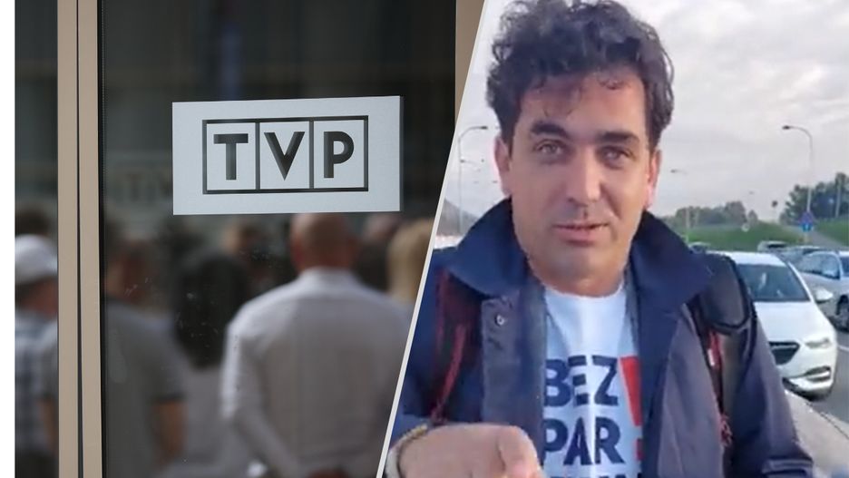 Krzysztof Maj miał problem z dotarciem na debatę TVP