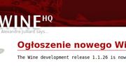 Wydano Wine 1.1.26 ze wsparciem proxy