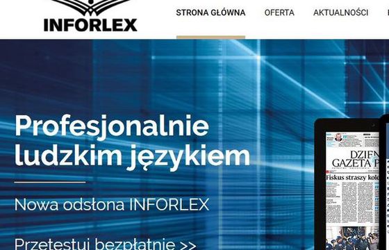 INFORLEX 3.0 - nowa odsłona bazy wiedzy od wydawcy „Dziennika Gazety Prawnej”