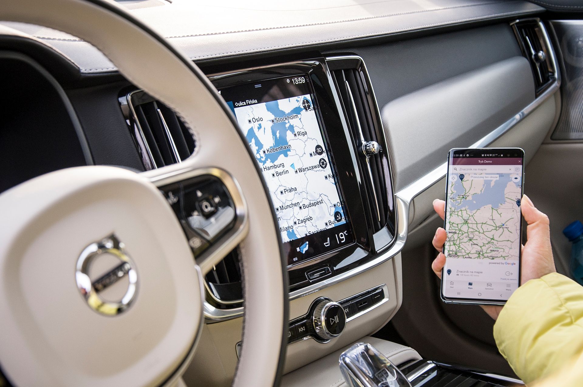 System Volvo On Call w praktyce (fot. Mateusz Żuchowski)