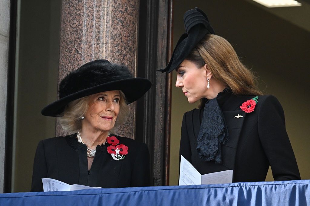 Królowa Camilla i księżna Kate