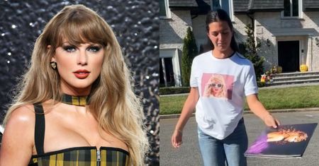 Była fanka Taylor Swift spaliła merch po tym, jak artystka ogłosiła, że zagłosuje na Kamalę Harris. "Mam dość" (WIDEO)