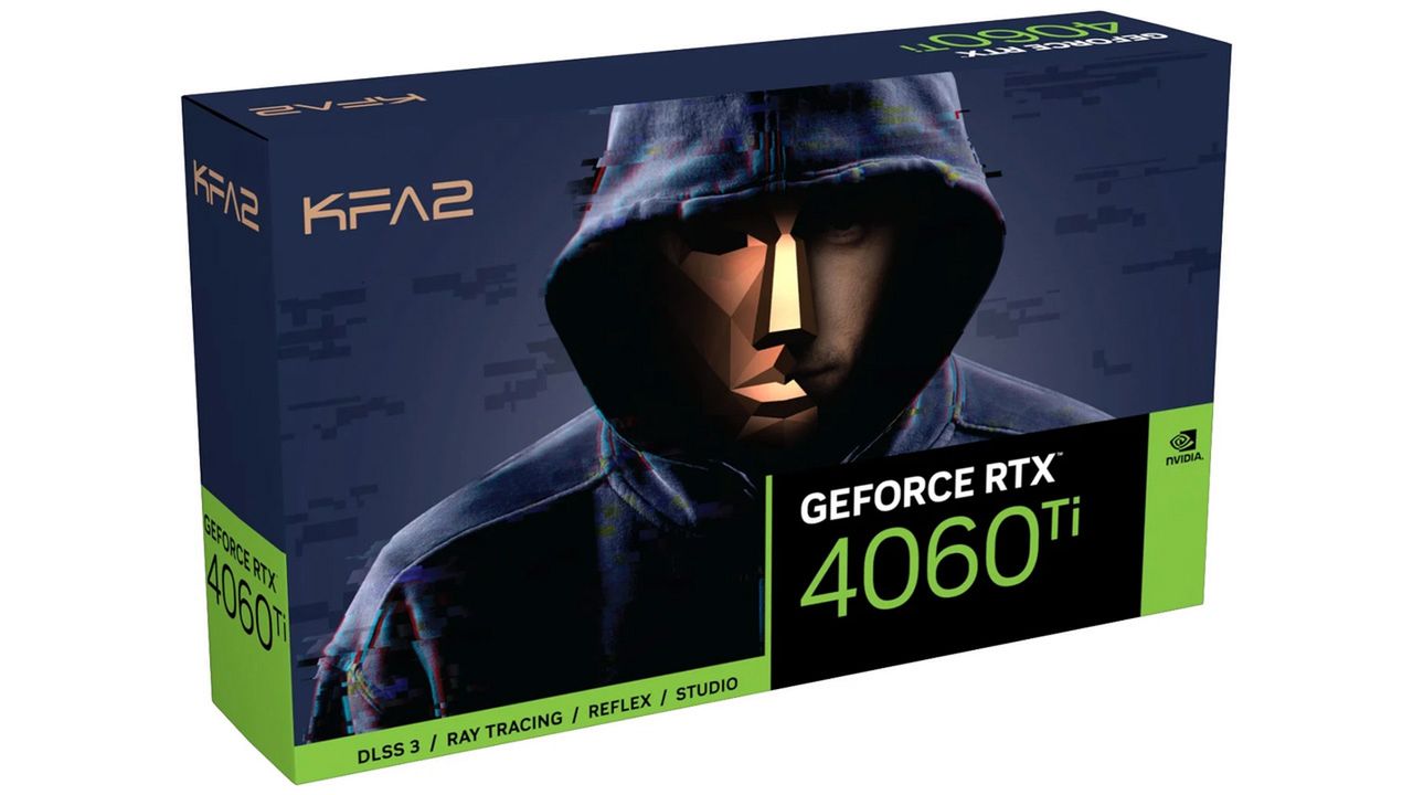 KFA2 GeForce RTX 4060 Ti EX 1-Click OC opakowanie