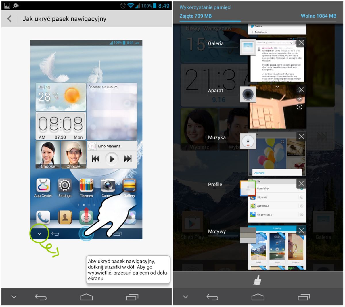 Huawei Ascend Mate - test jednego z największych smartfonów z Androidem 11