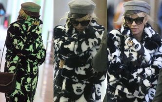 Wstydliwa Pamela Anderson ukrywa twarz na lotnisku w Paryżu (ZDJĘCIA)