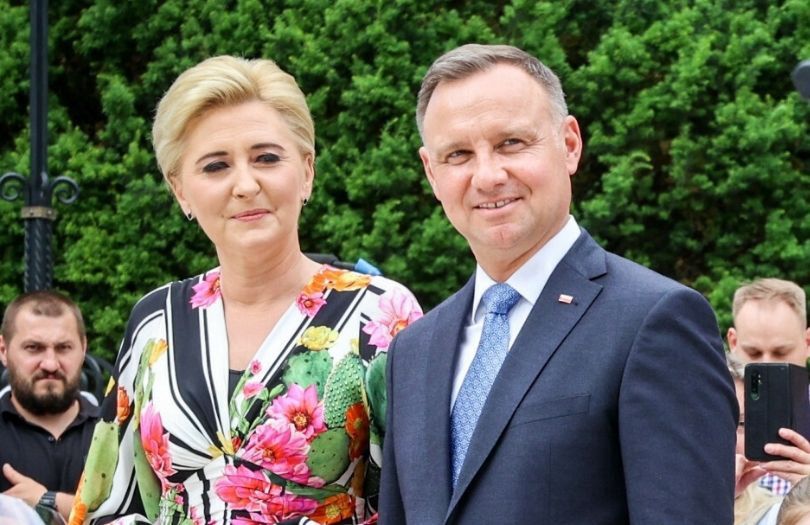Andrzej Duda i Agata Duda promują bezpieczne wakacje