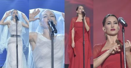 Steczkowska na scenie: biała czy czerwona? (ZDJĘCIA)