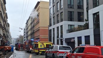 Wrocław: Pożar w centrum. Jedna osoba poszkodowana. Trwa akcja straży