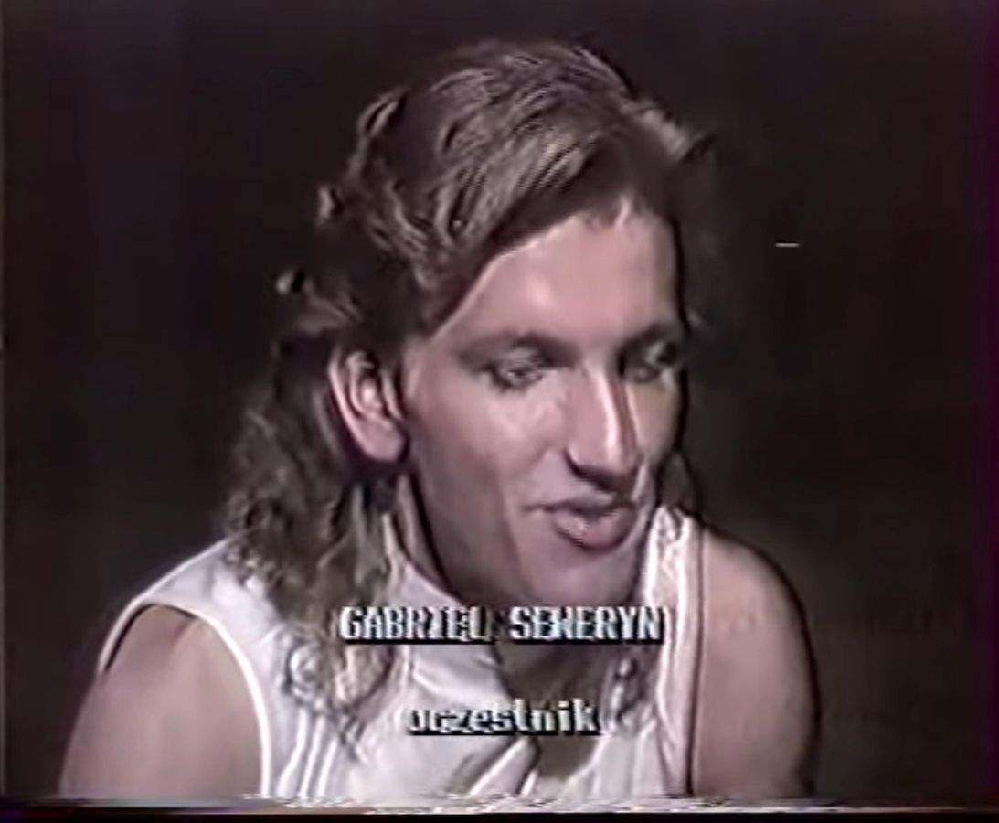 Gabriel Seweryn na wyborach mistera w 1990 roku