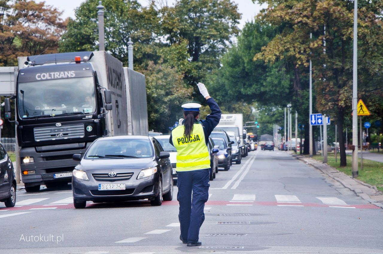 Nie tylko policjanci mogą kierować ruchem.