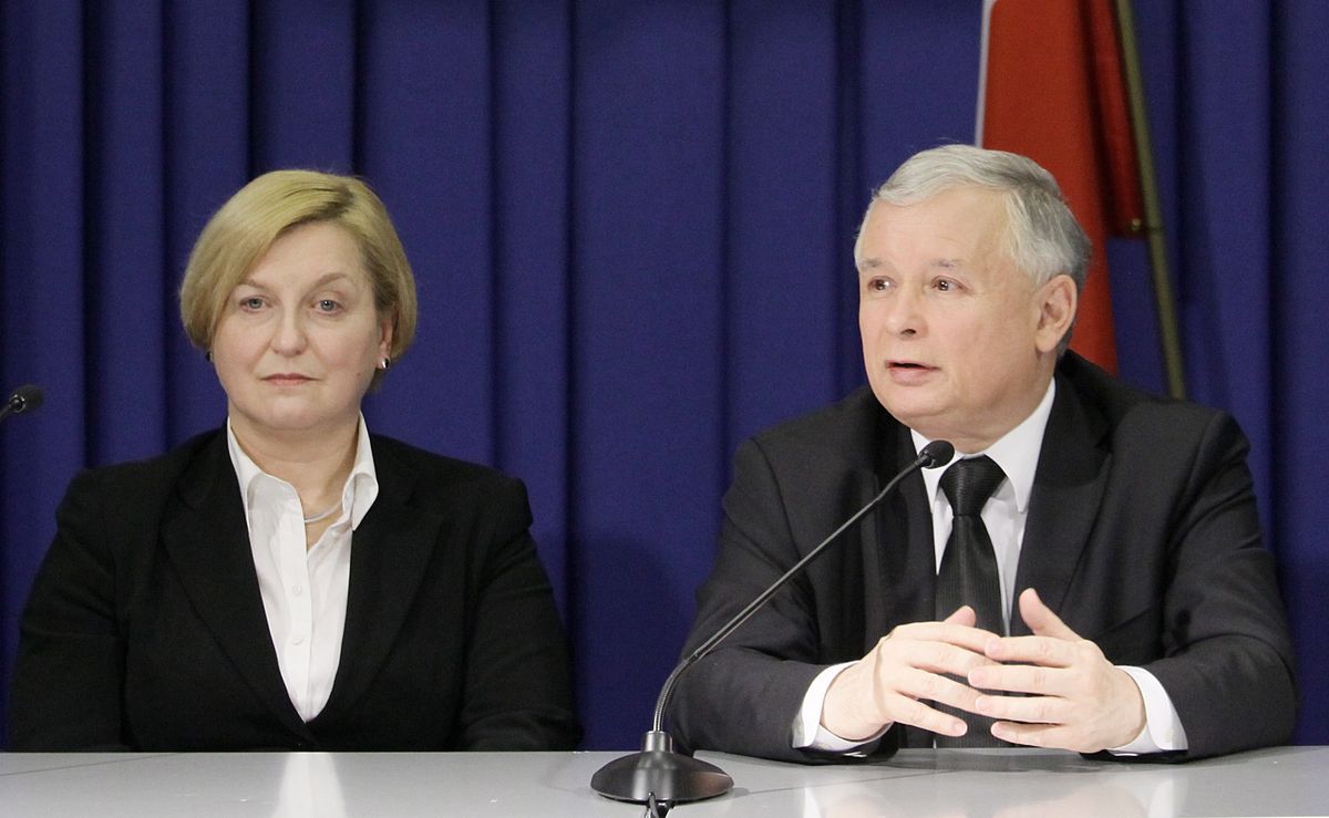 Anna Fotyga i Jarosław Kaczyński (zdj. arch.)