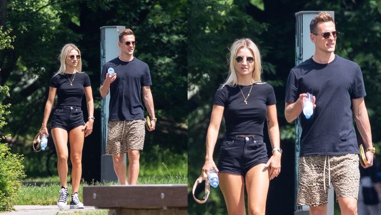 Arkadiusz Milik i Agata Sieramska