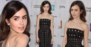 Lily Collins w stylu retro na Artios Awards