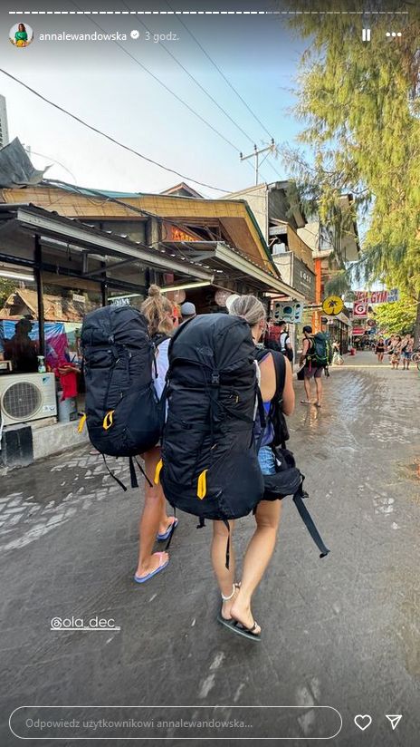 Anna Lewandowska zwiedza Bali z przyjaciółką
