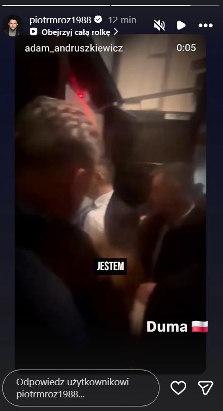 Piotr Mróz jest dumny z prezydenta