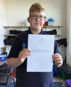 12-letni Brytyjczyk napisał list do Zełenskiego. Prezydent Ukrainy odpowiedział osobiście