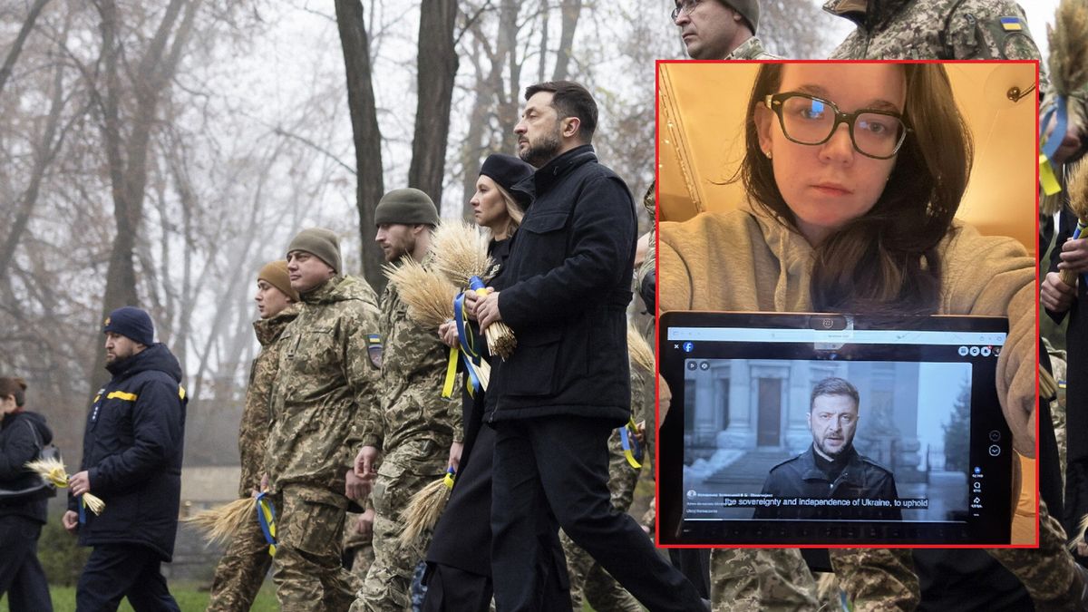 Ukraińska dziennikarka stoi murem za Zełenskim