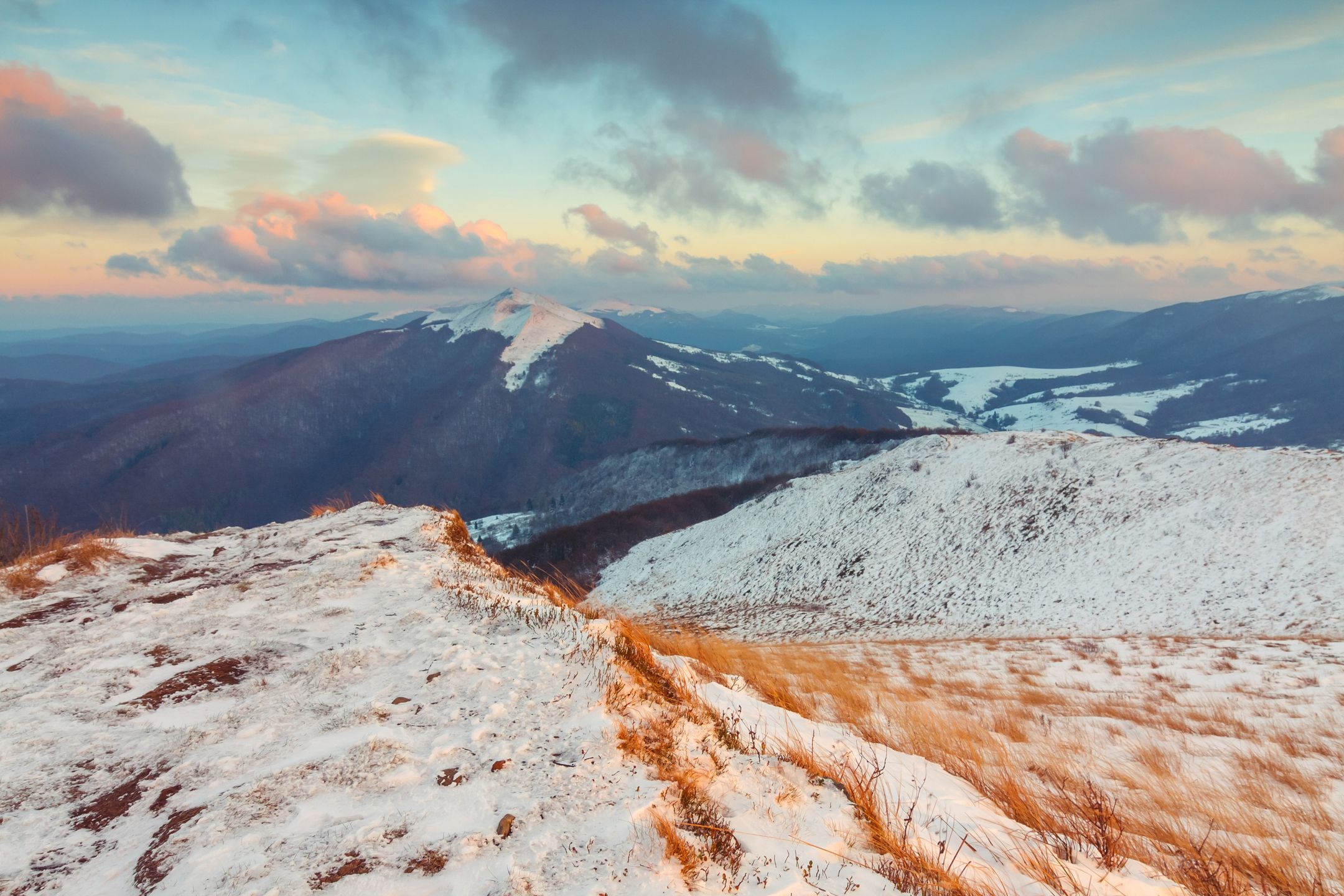 Bieszczady zimą 