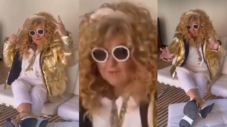 Magda Gessler pokazała, jak tańczy do piosenki Cypisa o "J*BANIU PUTINA", po czym szybko usunęła wideo...