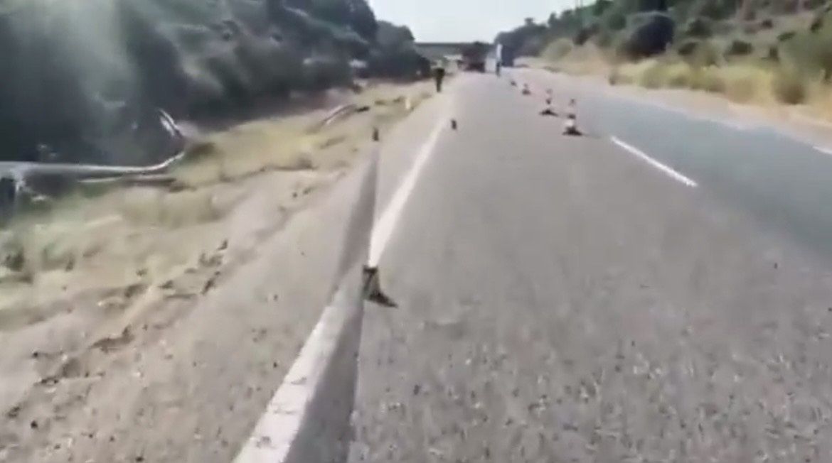 Nagranie z miejsca zdarzenia
